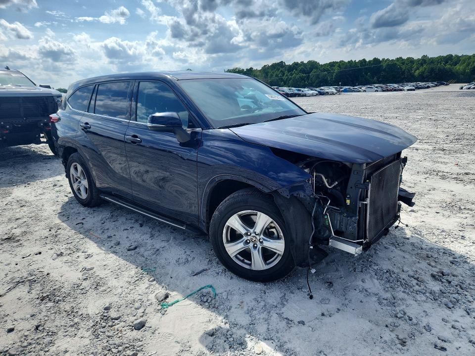 2022 Toyota Highlander მანქანა იყიდება აუქციონზე, vin: 5TDZZRAH4NS545256, აუქციონის ნომერი: 58575216