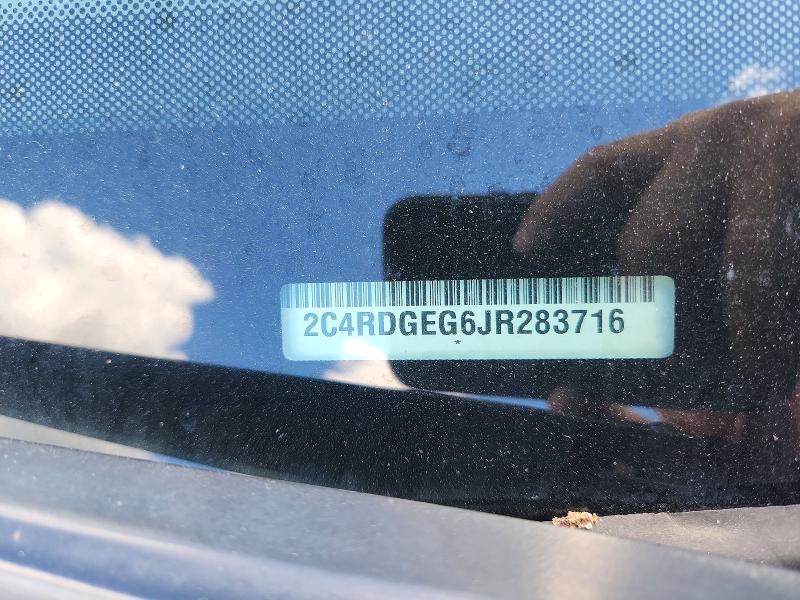 Продаж на аукціоні авто 2018 Dodge Grand Caravan, vin: 2C4RDGEG6JR283716, номер лоту: 57117086