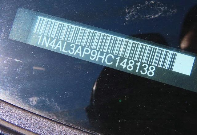58154156 :رقم المزاد ، 1N4AL3AP9HC148138 vin ، 2017 Nissan Altima مزاد بيع