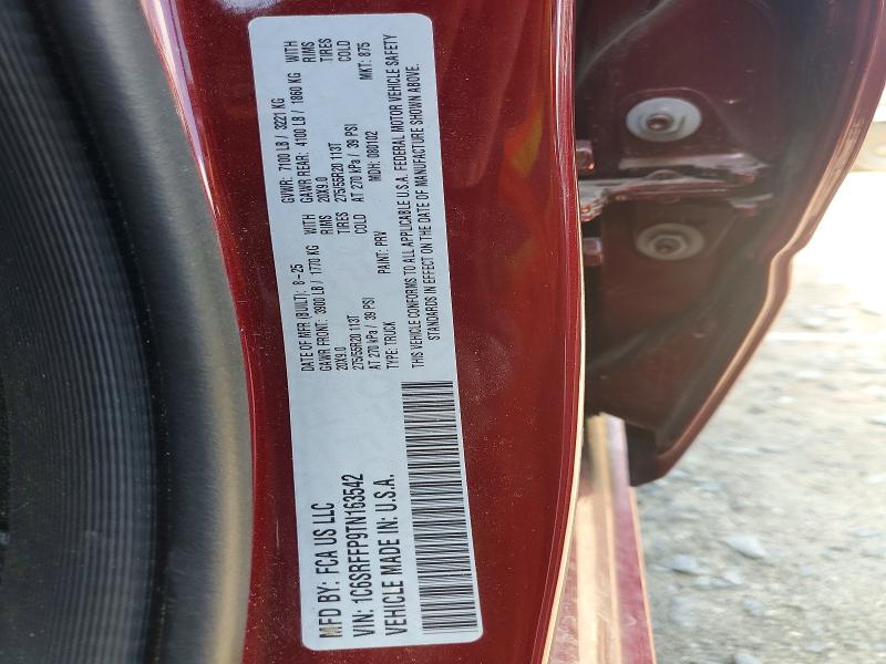Продаж на аукціоні авто 2026 Ram 1500, vin: 1C6SRFFP9TN163542, номер лоту: 57242206
