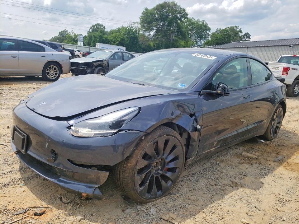Продажа на аукционе авто 2023 Tesla Model 3, vin: 5YJ3E1EC6PF489328, номер лота: 53596636