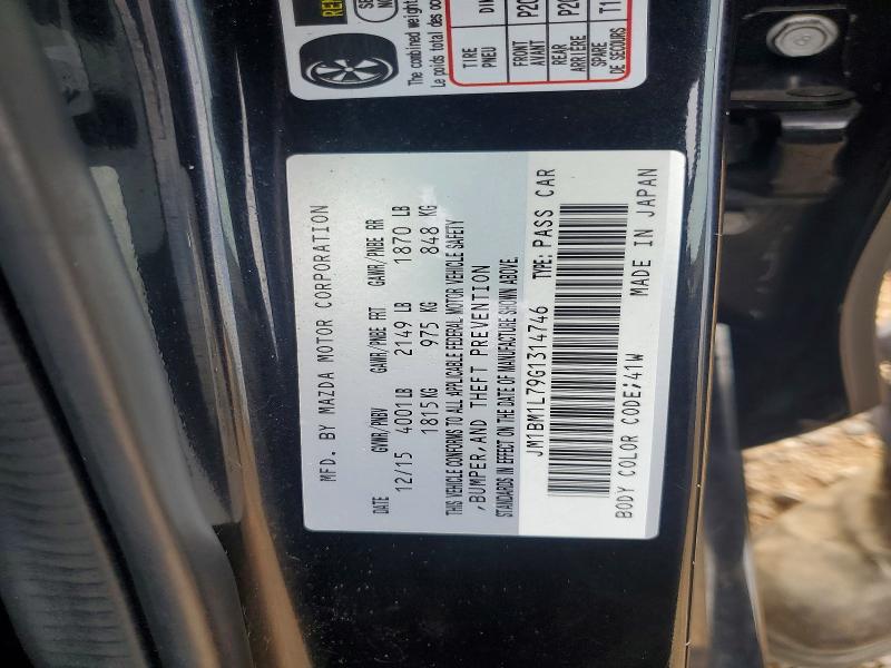 58416436 :رقم المزاد ، JM1BM1L79G1314746 vin ، 2016 Mazda 3 مزاد بيع