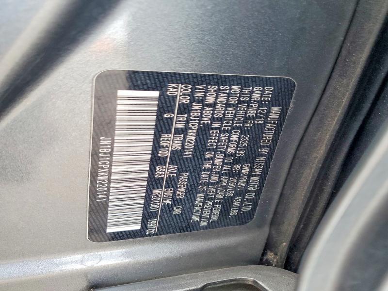 Продаж на аукціоні авто 2019 Nissan Rogue Sport, vin: JN1BJ1CPXKW220141, номер лоту: 57592086