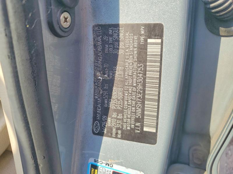 Продаж на аукціоні авто 2009 Hyundai Santa Fe, vin: 5NMSH73E29H304753, номер лоту: 56144336