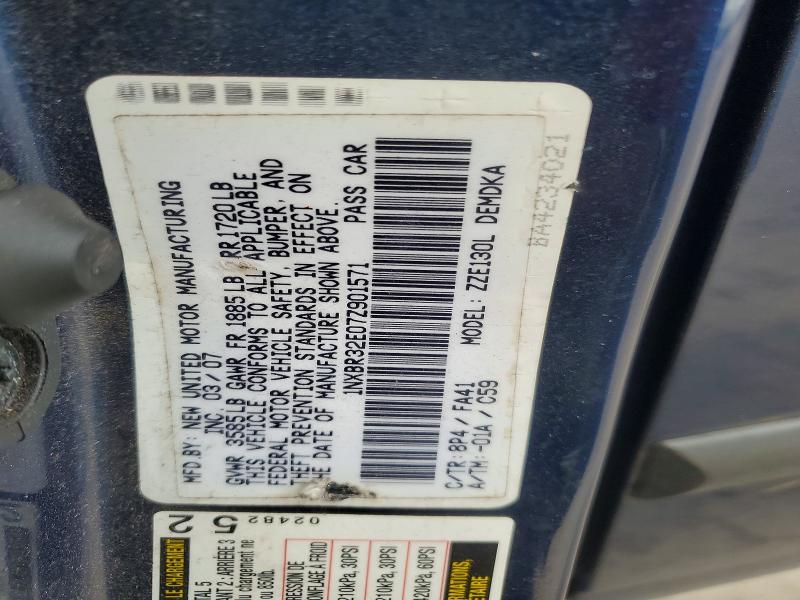 Aukcja sprzedaży 2007 Toyota Corolla, vin: 1NXBR32E07Z901571, numer aukcji: 57006106