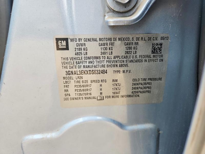 Продажа на аукционе авто 2013 Chevrolet Captiva, vin: 3GNAL3EKXDS632484, номер лота: 56669346