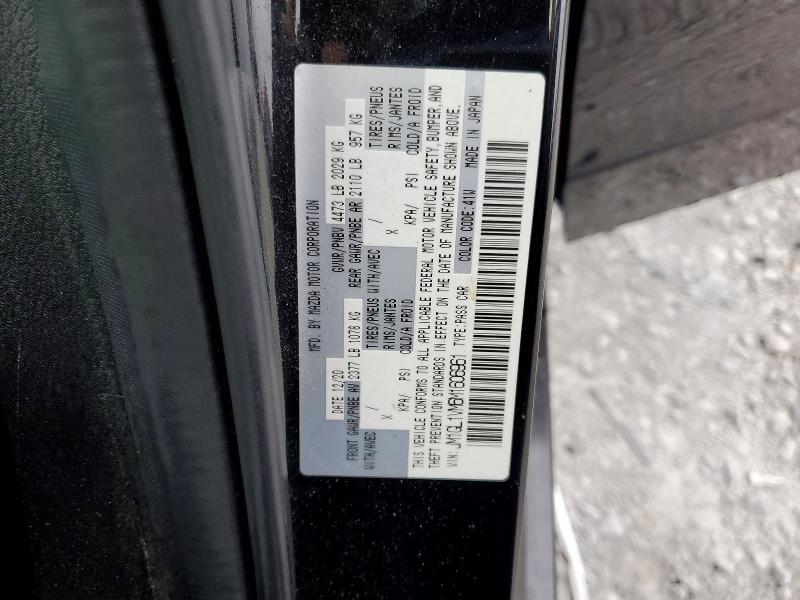 55833646 :رقم المزاد ، JM1GL1VM6M1606961 vin ، 2021 Mazda 6 مزاد بيع