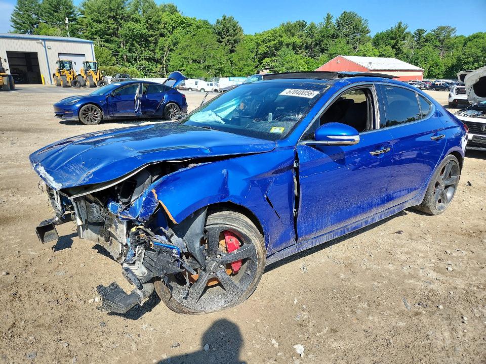 57040056 :رقم المزاد ، KMTG74LE2LU042032 vin ، 2020 Genesis G70 مزاد بيع