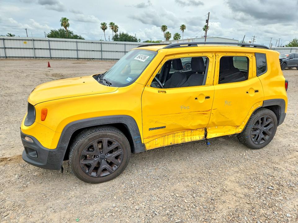 Продажа на аукционе авто 2018 Jeep Renegade, vin: ZACCJABB9JPH61006, номер лота: 56424296