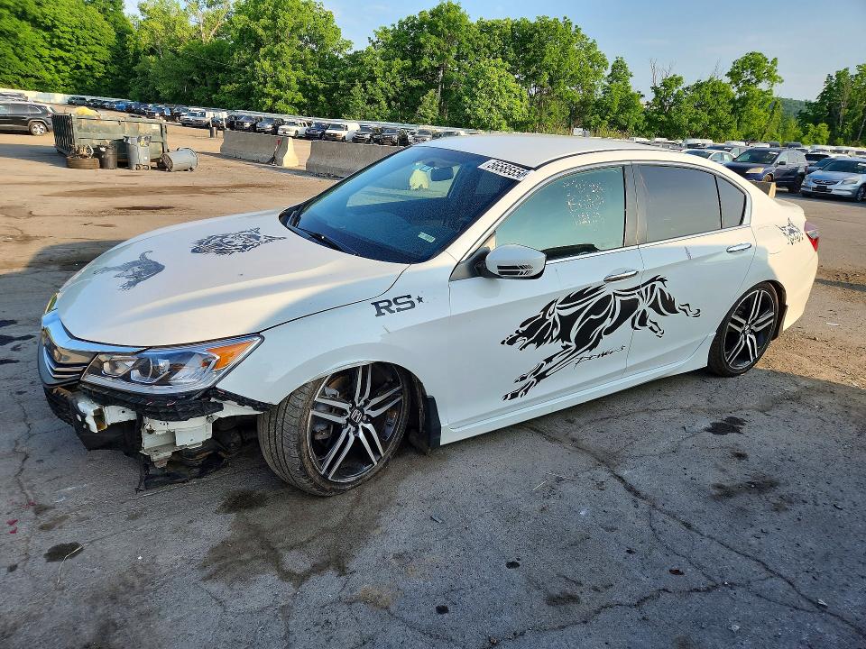 2017 Honda Accord მანქანა იყიდება აუქციონზე, vin: 1HGCR2F57HA306055, აუქციონის ნომერი: 56585556