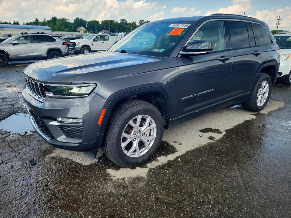 56967116 :رقم المزاد ، 1C4RJHBG2N8524174 vin ، 2022 Jeep Grand Cherokee مزاد بيع