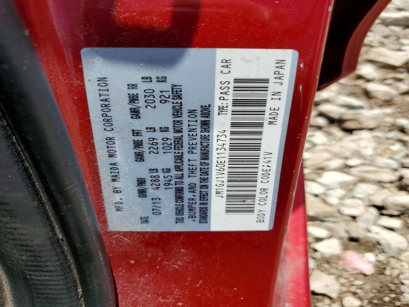 Продажа на аукционе авто 2014 Mazda 6, vin: JM1GJ1V60E1134734, номер лота: 57738646