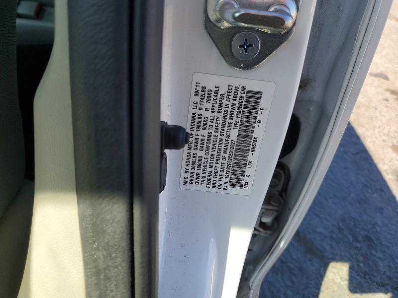 Продажа на аукционе авто 2012 Honda Civic, vin: 19XFB2F52CE312027, номер лота: 56173316