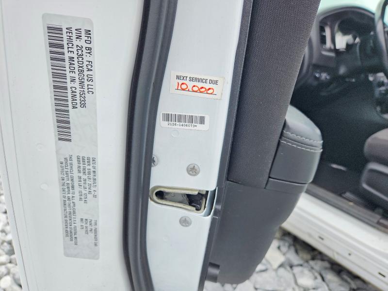 Продаж на аукціоні авто 2022 Dodge Charger, vin: 2C3CDXBG5NH152335, номер лоту: 55366266