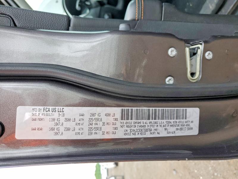 Продажа на аукционе авто 2019 Jeep Compass, vin: 3C4NJDCB3KT599764, номер лота: 57396626