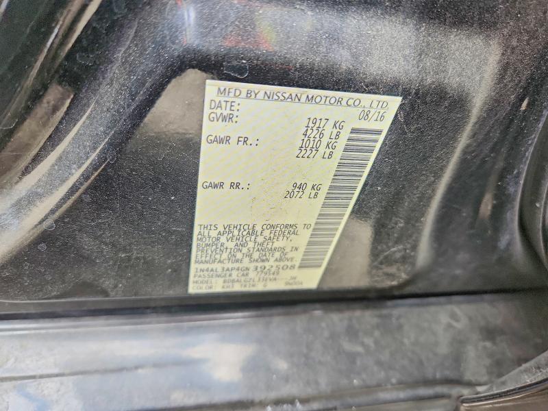 Продаж на аукціоні авто 2016 Nissan Altima, vin: 1N4AL3AP4GN392508, номер лоту: 59195906