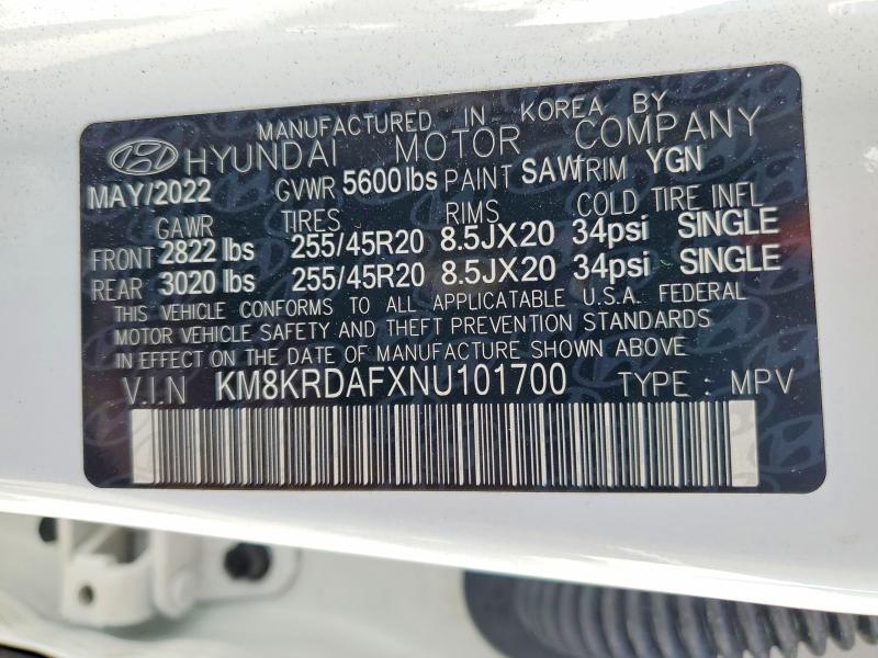 Продаж на аукціоні авто 2022 Hyundai Ioniq 5, vin: KM8KRDAFXNU101700, номер лоту: 56691346
