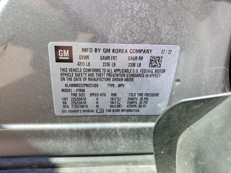 Aukcja sprzedaży 2023 Buick Encore Gx, vin: KL4MMBS22PB022459, numer aukcji: 58098316