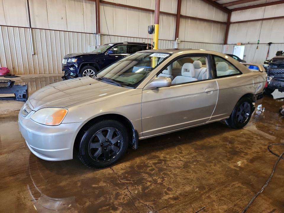 2003 Honda Civic მანქანა იყიდება აუქციონზე, vin: 1HGEM229X3L021251, აუქციონის ნომერი: 56280586