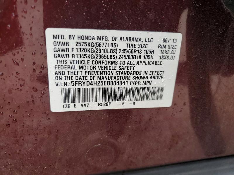 Aukcja sprzedaży 2014 Acura Mdx, vin: 5FRYD4H25EB004041, numer aukcji: 57657006