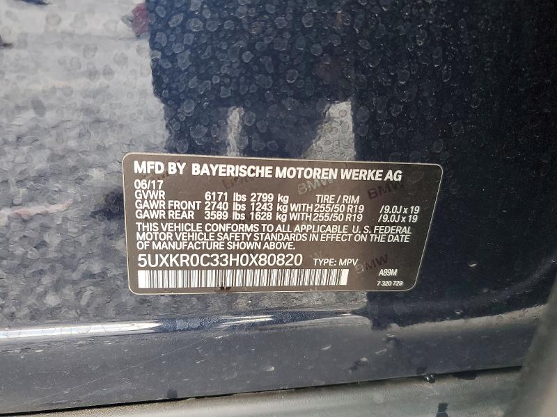 Продаж на аукціоні авто 2017 Bmw X5, vin: 5UXKR0C33H0X80820, номер лоту: 56575656