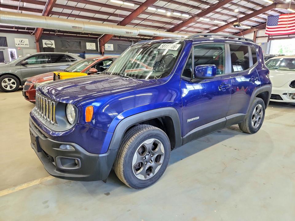 Продажа на аукционе авто 2016 Jeep Renegade, vin: ZACCJBBW0GPD15585, номер лота: 58117506