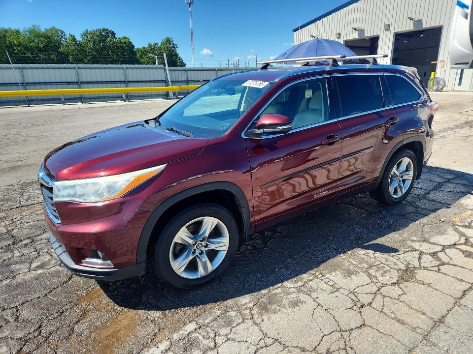 2016 Toyota Highlander მანქანა იყიდება აუქციონზე, vin: 5TDDKRFH4GS307790, აუქციონის ნომერი: 57375256