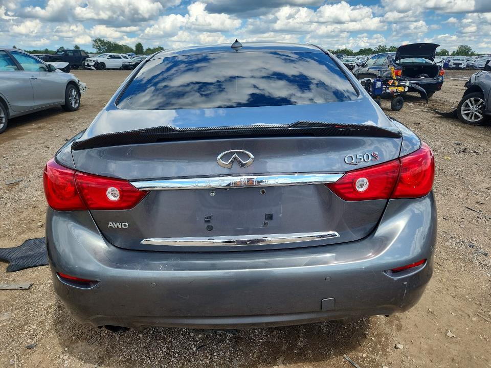 2014 Infiniti Q50 მანქანა იყიდება აუქციონზე, vin: JN1BV7AR2EM684553, აუქციონის ნომერი: 58234626