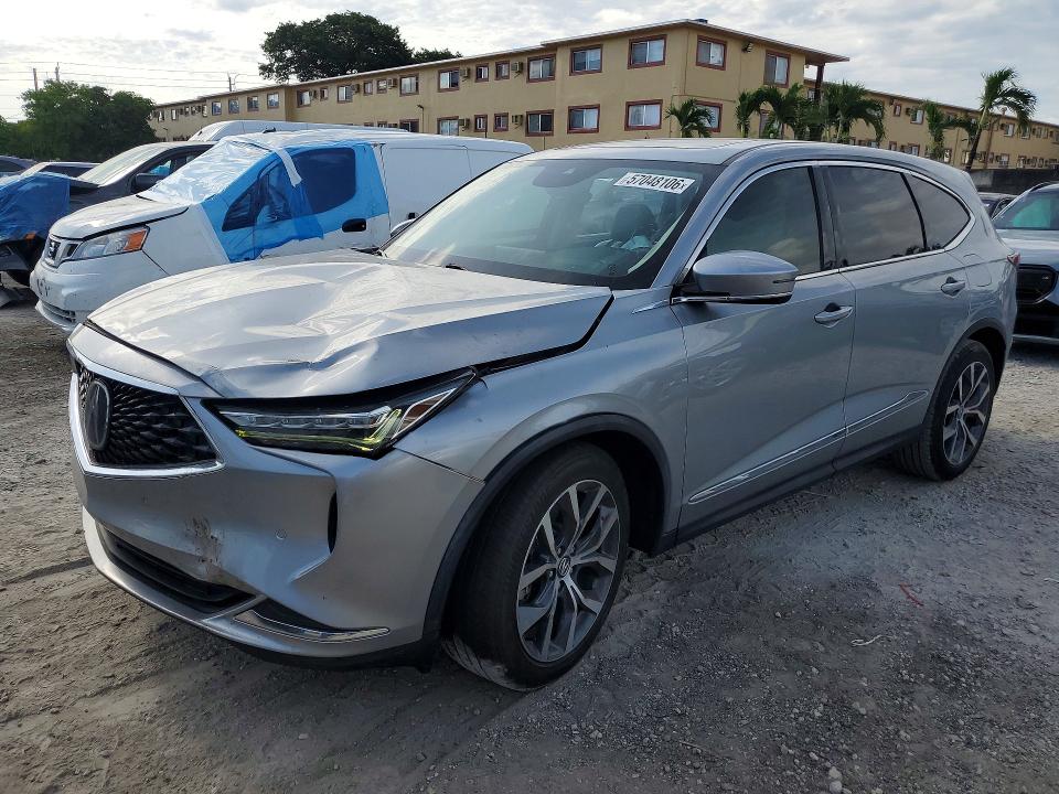 57048106 :رقم المزاد ، 5J8YD9H45NL005575 vin ، 2022 Acura Mdx مزاد بيع