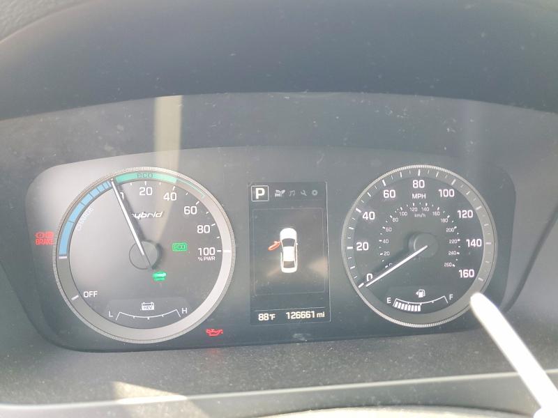 2017 Hyundai Sonata Hybrid მანქანა იყიდება აუქციონზე, vin: KMHE24L1XHA044021, აუქციონის ნომერი: 59157536