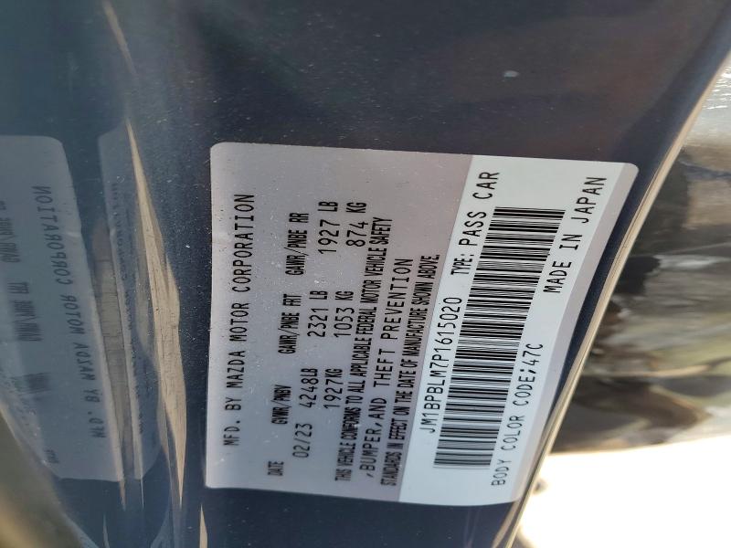 55752276 :رقم المزاد ، JM1BPBLM7P1615020 vin ، 2023 Mazda 3 مزاد بيع