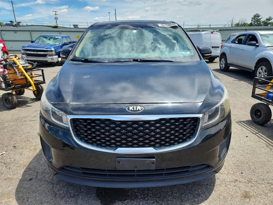 2016 Kia Sedona მანქანა იყიდება აუქციონზე, vin: KNDMB5C10G6111202, აუქციონის ნომერი: 58198656