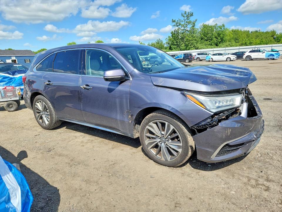 55078376 :رقم المزاد ، 5FRYD4H50HB013423 vin ، 2017 Acura Mdx مزاد بيع