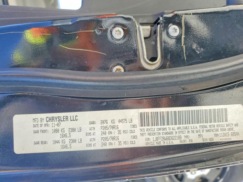 Aukcja sprzedaży 2008 Jeep Patriot, vin: 1J8FF28W68D622189, numer aukcji: 56130346