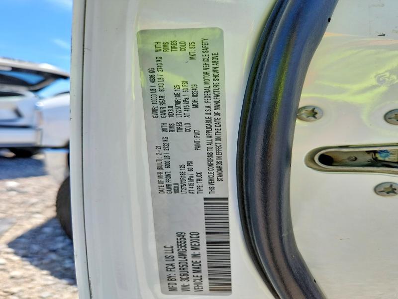58439076 :رقم المزاد ، 3C6UR5DL4MG555549 vin ، 2021 Ram 2500 مزاد بيع