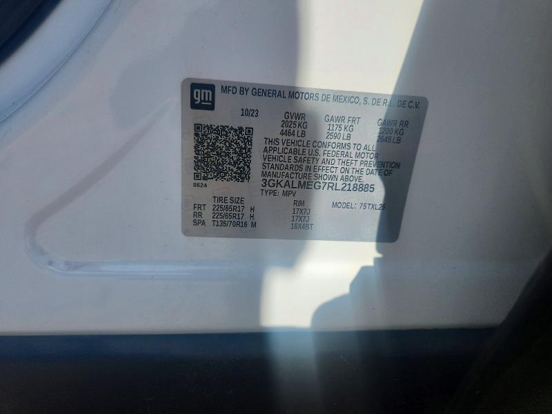 Aukcja sprzedaży 2024 Gmc Terrain, vin: 3GKALMEG7RL218885, numer aukcji: 57147766