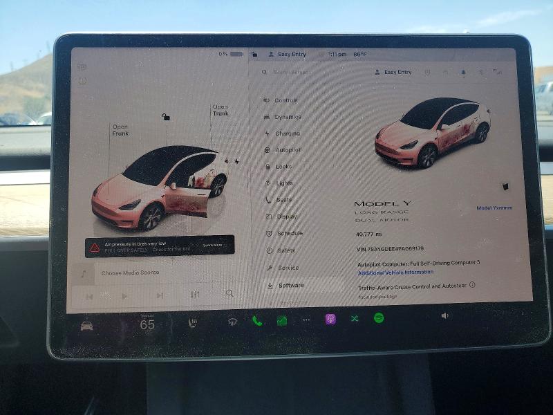 Продаж на аукціоні авто 2023 Tesla Model  Y, vin: 7SAYGDEE4PA069179, номер лоту: 58412886
