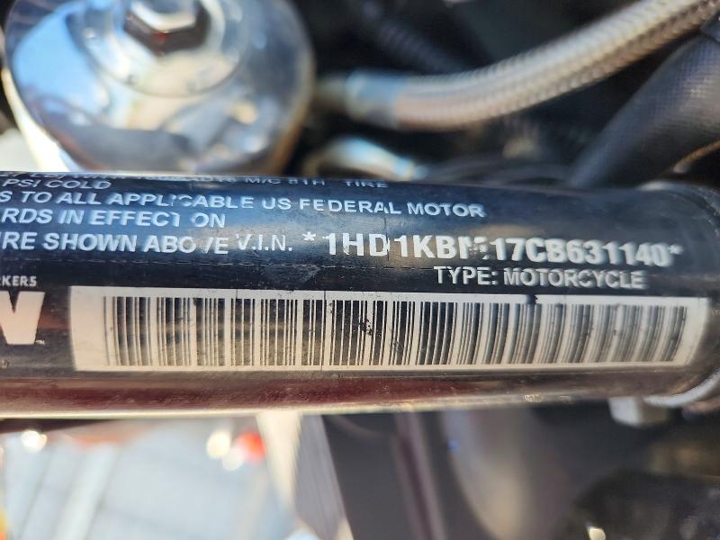 Продажа на аукционе авто 2012 Harley-davidson Flhx, vin: 1HD1KBM17CB631140, номер лота: 57592066