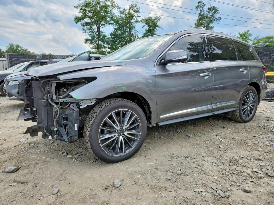 58022246 :رقم المزاد ، 5N1DL0MM5HC561077 vin ، 2017 Infiniti Qx60 مزاد بيع