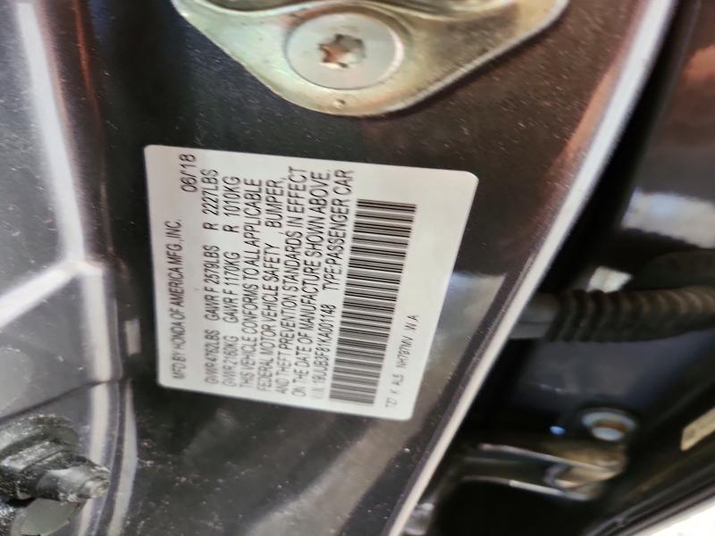2019 Acura Tlx მანქანა იყიდება აუქციონზე, vin: 19UUB3F81KA001148, აუქციონის ნომერი: 58431326