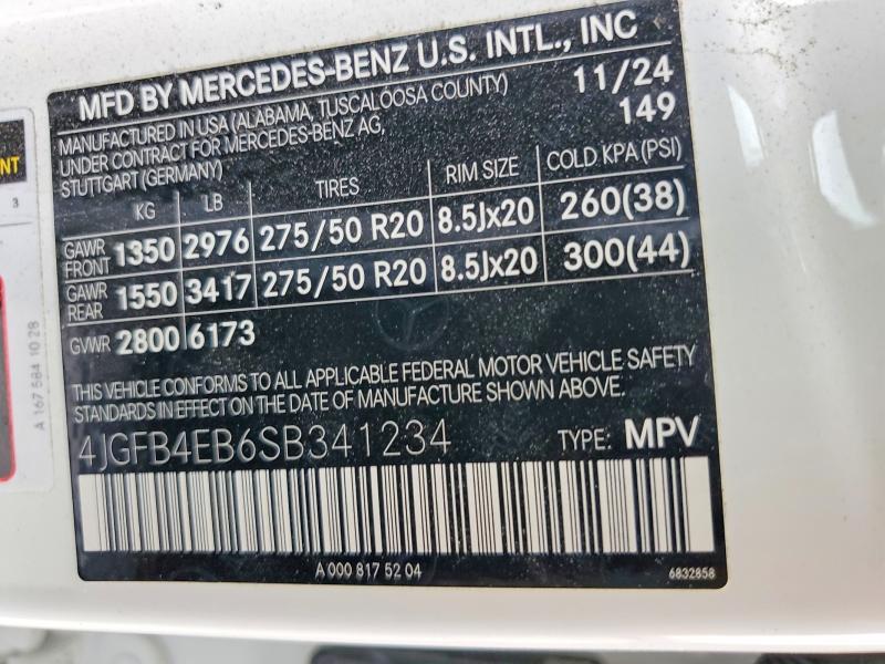 Продаж на аукціоні авто 2025 Mercedes-benz Gle, vin: 4JGFB4EB6SB341234, номер лоту: 58608486
