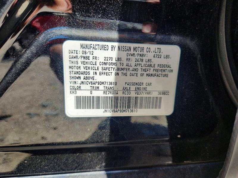 Продаж на аукціоні авто 2013 Infiniti G37 Sedan, vin: JN1CV6AP9DM713610, номер лоту: 55777576
