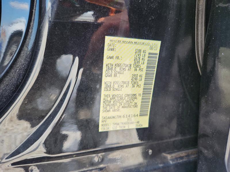 Продажа на аукционе авто 2013 Nissan Armada, vin: 5N1AA0NC7DN614164, номер лота: 58993026