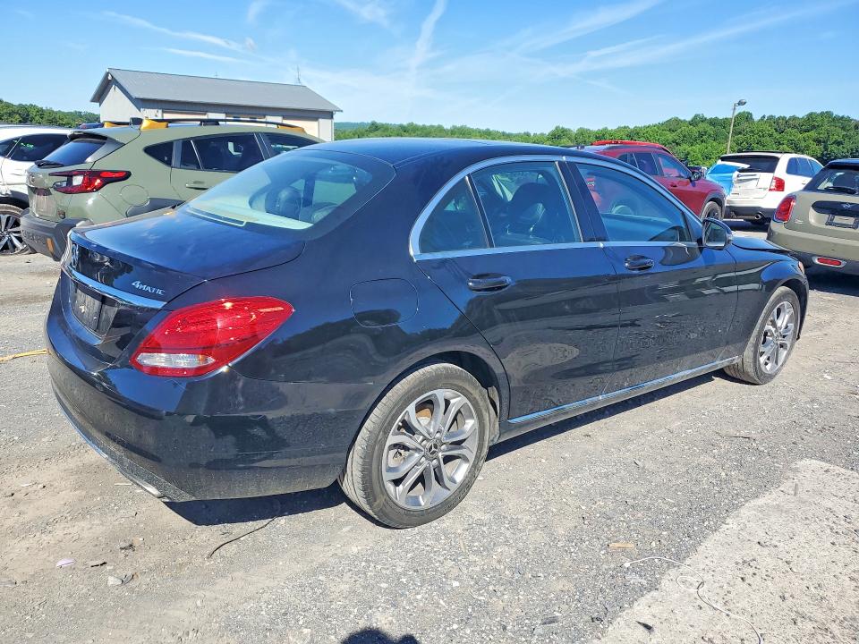 2017 Mercedes-benz C მანქანა იყიდება აუქციონზე, vin: 55SWF4KB5HU223936, აუქციონის ნომერი: 57537876
