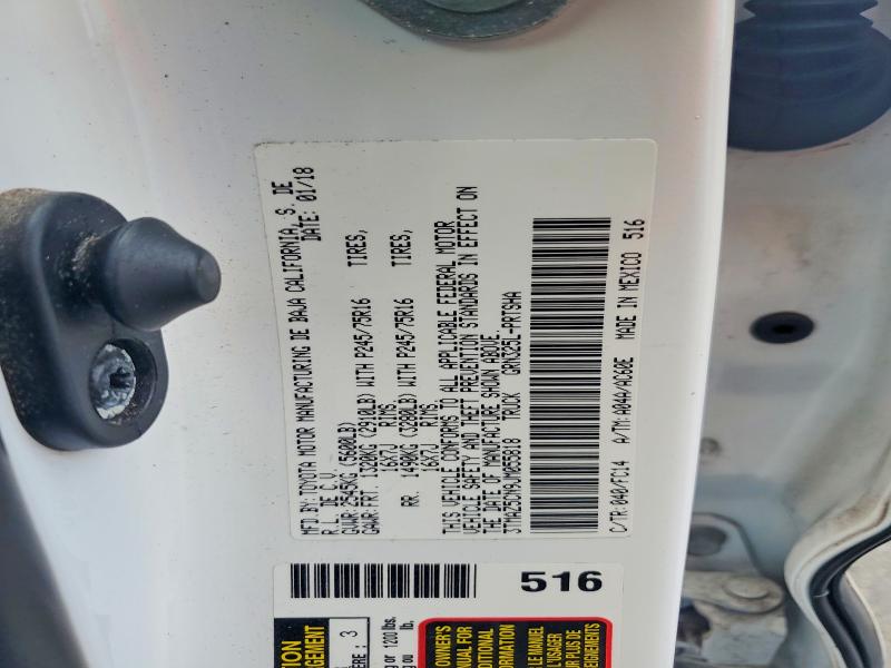 2018 Toyota Tacoma მანქანა იყიდება აუქციონზე, vin: 3TMAZ5CN9JM055818, აუქციონის ნომერი: 57955866
