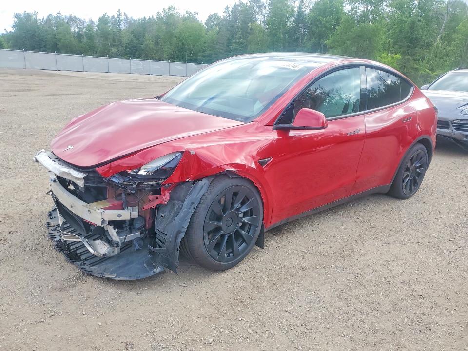 2022 Tesla Model Y მანქანა იყიდება აუქციონზე, vin: 7SAYGDEE0NF512993, აუქციონის ნომერი: 57128746