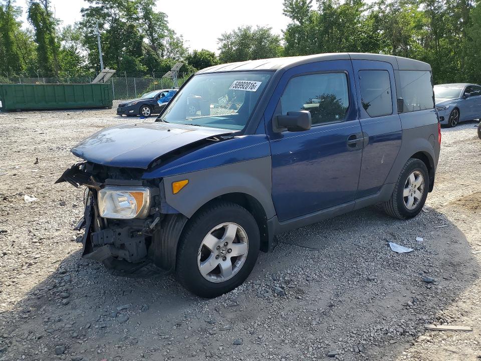 2003 Honda Element მანქანა იყიდება აუქციონზე, vin: 5J6YH28583L053761, აუქციონის ნომერი: 58992016
