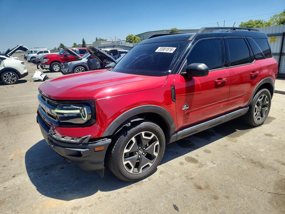 Aukcja sprzedaży 2021 Ford Bronco Sport, vin: 3FMCR9C68MRA59581, numer aukcji: 55981816