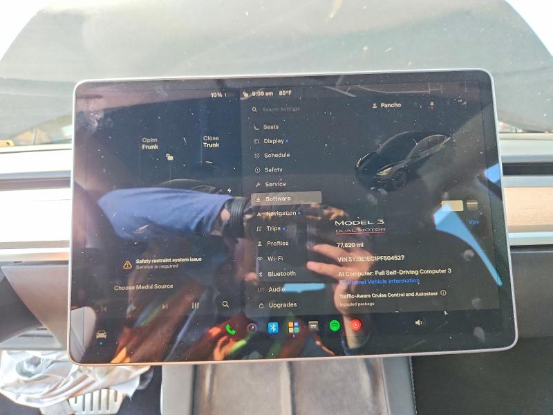 Продажа на аукционе авто 2023 Tesla Model 3, vin: 5YJ3E1EC1PF504527, номер лота: 57072596