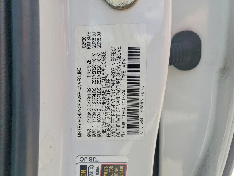Продажа на аукционе авто 2020 Acura Rdx, vin: 5J8TC1H64LL017374, номер лота: 57623036